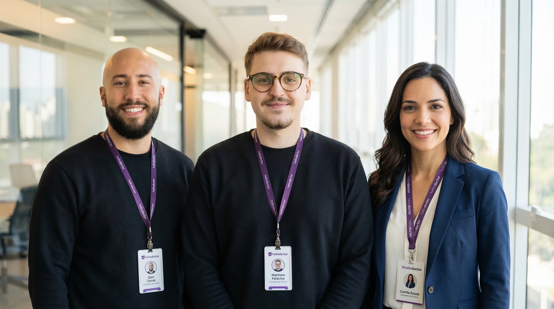 Time Hello Doctor — Davi Torres, Matthew Palacios e Camila Souza